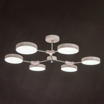 Люстра 13246-4.3-06 Белый+Хром LED 3000-4200-6000К  S=20м2  *1