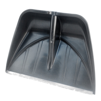 Лопата снегоуб пластик 555*410 с планкой без черенка  "ПРОФИ" PROTEX   *10