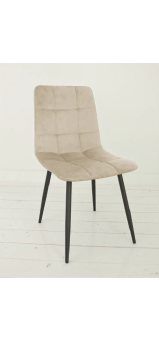 Стул FORPOST Тиффани, 43x84x37 см, велюр конфетти крем, бежевый Стул FORPOST Тиффани, 43x84x37 см, велюр конфетти крем, бежевый