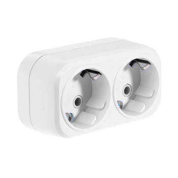 Разветвитель  2роз.  с заземлением16А 250В "TDM" SQ1806-0026   *1/12/192