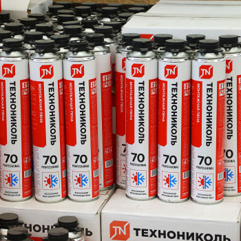 Пена монтажная профессиональная 1025 г ТехноНиколь 70 PROFESSIONAL, всесезонная
