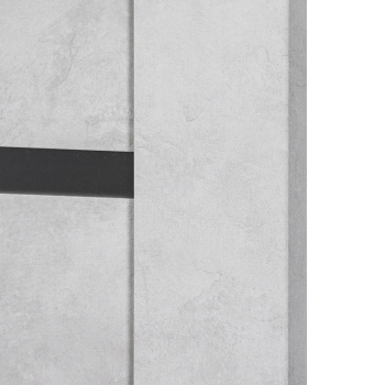 Дверь межкомнатная остеклённая ЦАРГИ ПВХ COMFORT-2 Бетон Снежный 800мм BROZEX-WOOD *1