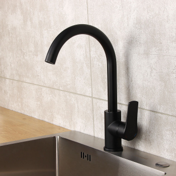 Смеситель для кухни Meal Milardo M01BLJ0M05 высокий излив, черный *1/10