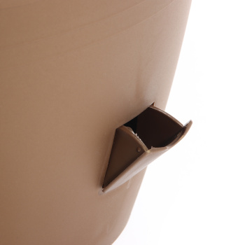 Кашпо пластм. "Lе Jardin"20,5л d верха 400мм h330мм дрен.реш.,прикорн.вент. Бронза 106-7*1/10