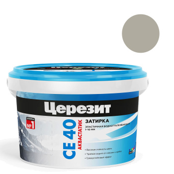 Затирка для швов 2 кг Церезит CE 40, серый Затирка для швов 2 кг Церезит CE 40, серый