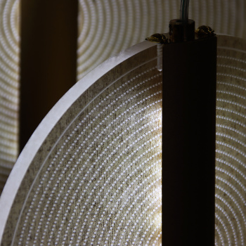 Люстра S2114/3 WT LED 3000К-6500К (h=800, d=280) б/пульта  VERNER LIGHTING *1