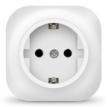 Розетка "IONICH" ОП 1-мест. белая с/з 16А IP20 1416 *10/200