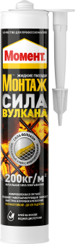 Жидкие гвозди 400 г Момент Монтаж Сила Вулкана, термостойкий Жидкие гвозди 400 г Момент Монтаж Сила Вулкана, термостойкий