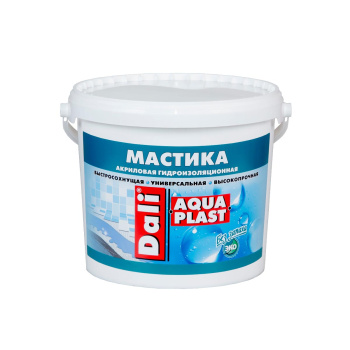 Мастика акриловая 2.5 л Dali Aquaplast, гидроизоляционная