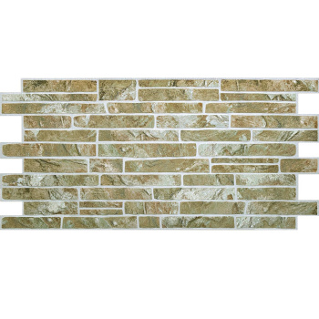 Панель стеновая ПВХ "ДЕКОКАМ" Сланец №11 зелёный (1035*500 мм) *30*10