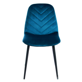 Стул FORPOST Малибу, 44х84х38 см, велюр конфетти изумруд, зеленый Стул FORPOST Малибу, 44х84х38 см, велюр конфетти изумруд, зеленый