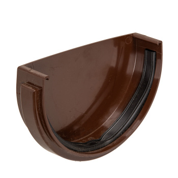 Заглушка желоба 120 мм Docke Standard, светло-коричневый