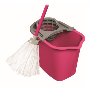Комплект д/уборки "Mop Set": Ведро 10л прямоуг. с отжимом+Швабра 072020 "York" *1/30 Комплект д/уборки "Mop Set": Ведро 10л прямоуг. с отжимом+Швабра 072020 "York" *1/30