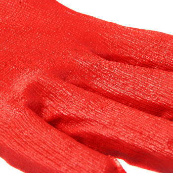 Перчатки ХБ с латекс один облив 13кл 4нит 40гр белкрас (арт.517Р)