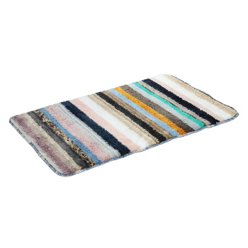 Коврик д/ванной HOZBAT "Полоски" (50см х 80см) цвет МИКС *1/100