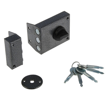 Замок накладной Киров ЗН-104 крестообразный ключ *1/12