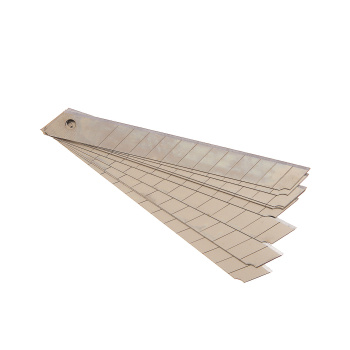 Лезвия сменные сегментированные  9мм (10шт) толщина 0,4мм (3068251) "888" *20/80 Лезвия сменные сегментированные  9мм (10шт) толщина 0,4мм (3068251) "888" *20/80