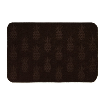 Коврик 40*60 см придверный "COMFORT" "Ананасы" без подложки, коричневый "VORTEX" (арт.24277) *1/24