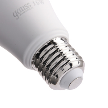 Лампа светодиодная Gauss Elementary, Е27, груша A60, 15 Вт, 148 Лм, 6500 К, холодный белый