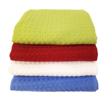 Полотенце вафельное 30*30см Элиза 001 белый Belezza *20