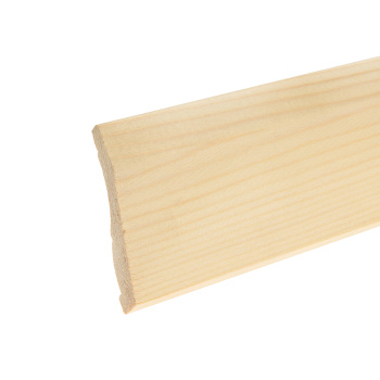 Плинтус 2.1-2.2 м, 60 мм, сращенный, бессучковый, разнобокий