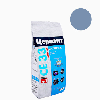Затирка для швов Церезит CE 33, 2 кг, латте Затирка для швов Церезит CE 33, 2 кг, латте