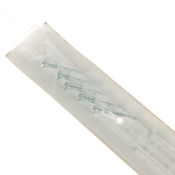 Порог-стык полукруглый 900мм ясень серый (38мм) Русский профиль *1/10