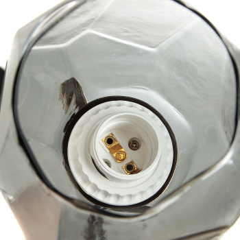 Люстра N4202/2 COFFEE+FGD 2*40W  E27 (L=600; w-600; h-230)  VERNER LIGHTING *1