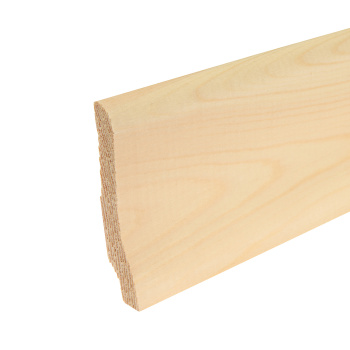 Плинтус Евро 2.2 м, 70 мм, сращенный, бессучковый Плинтус Евро 2.2 м, 70 мм, сращенный, бессучковый
