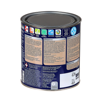 Краска акриловая 0.75 л для окон и дверей DULUX, белая база BW, полуматовая