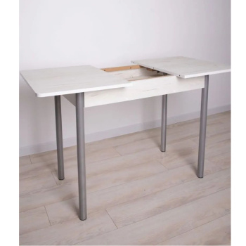 Стол раздв.ОРФЕЙ-ЭКОНОМ 940(+300)*585*h750мм ЛДСП дуб крафт белый+ опоры МЕТАЛЛ серый *1 Стол раздв.ОРФЕЙ-ЭКОНОМ 940(+300)*585*h750мм ЛДСП дуб крафт белый+ опоры МЕТАЛЛ серый *1