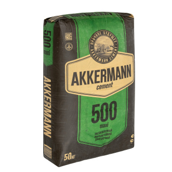 Цемент 50 кг Akkermann, ЦЕМII/А-И 42.5Н, М500