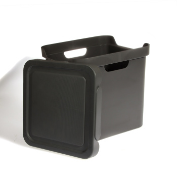 Контейнер д/хранения пластм. "Luxe"18,0л 286х286х286мм Серый арт.433242611("Бытпласт") *1/6