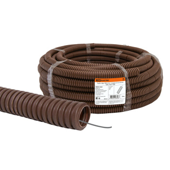 Труба ПВХ гофро с зонд. d20мм(25м) "Эко" БУК TDM SQ0401-0042  *1