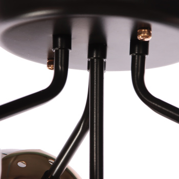 Люстра N5122/4 COFFEE+FGD Е27 4*40Вт ( h=295; d=515) VERNER LIGHTING *1