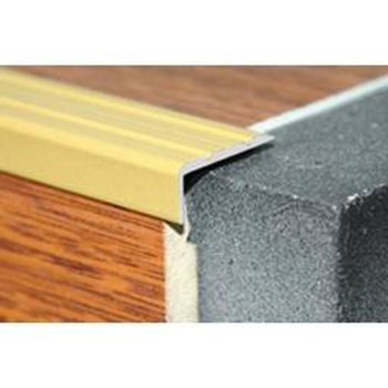 Порог-угол внешний 24х10х900 мм Лука ПУ 01, серебро люкс