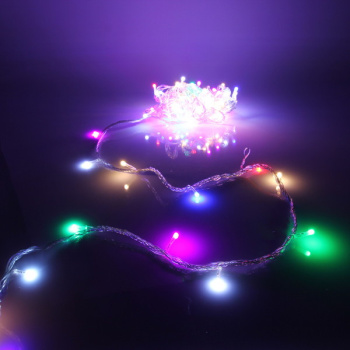 Гирлянда «Нить» Серпантин, 9.5 м, 8 режимов, мульти, 100 LED, IP20, 220 В