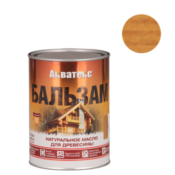 Акватекс-бальзам (натуральное масло д/древесины) дуб 0,75 л *1/6/576