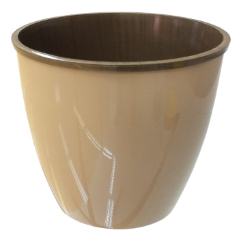 Кашпо пластм. "Les Couleurs"  6.5л, d верха 225мм h220мм со встав. Св.Кор/бр.120-5(Tek.A.Tek)*1/16