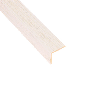 Уголок МДФ 2700 мм Мастер и К, 28х28 мм, лиственница светлая, с ПВХ покрытием