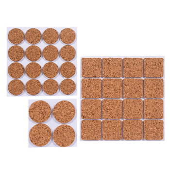 Протекторы износостойкие из пробки d20мм, d28мм, d25*25мм "VORTEX" (арт.26006) *1