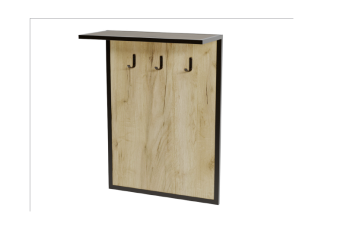 Вешалка ХВОЯ1 600*270*817мм ДУБ ЗОЛОТОЙ *1