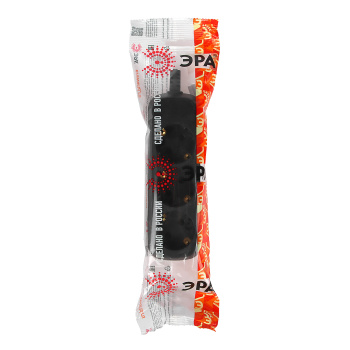 Корпус удлинителя 3 розетки с/з с выкл. 16А мощ. нагр 3500Вт ЧЕРНЫЙ ЭРА KX-3es-B *1/20